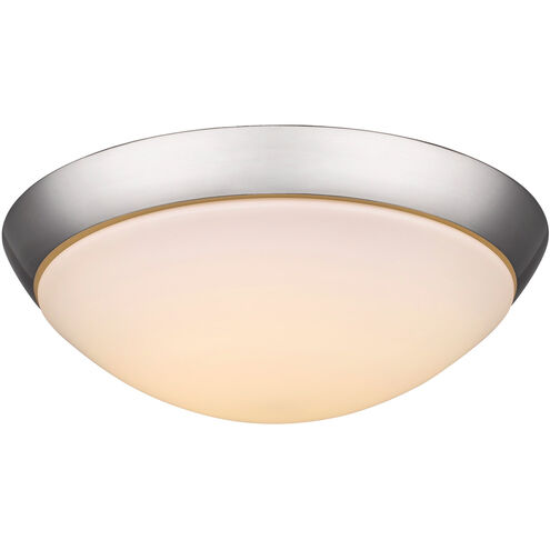 FM LED 13 inch Satin Nickel Flushmount Ceiling Light