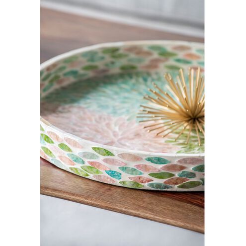 Anita Multi Color Tray, Round