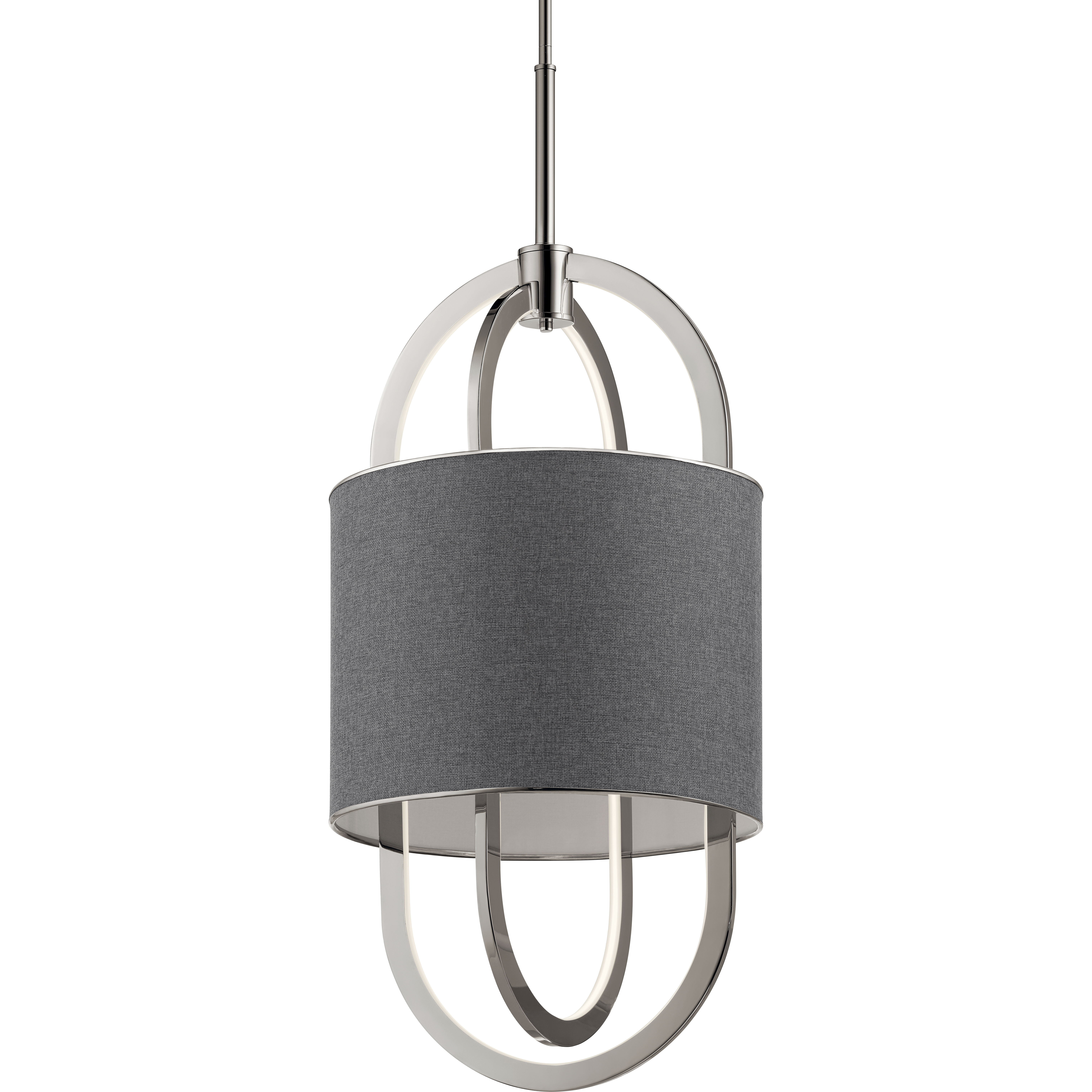 Jolana LED 16 inch Polished Nickel Pendant Ceiling Light