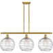 Ballston Deco Swirl LED 37 inch Satin Gold Island Light Ceiling Light
