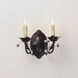 Elegante 2 Light 12 inch Oil Rubbed Bronze Wall Sconce Wall Light