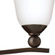 Bolla 3 Light 26 inch Olde Bronze Bath Light Wall Light in Incandescent, Etched Opal