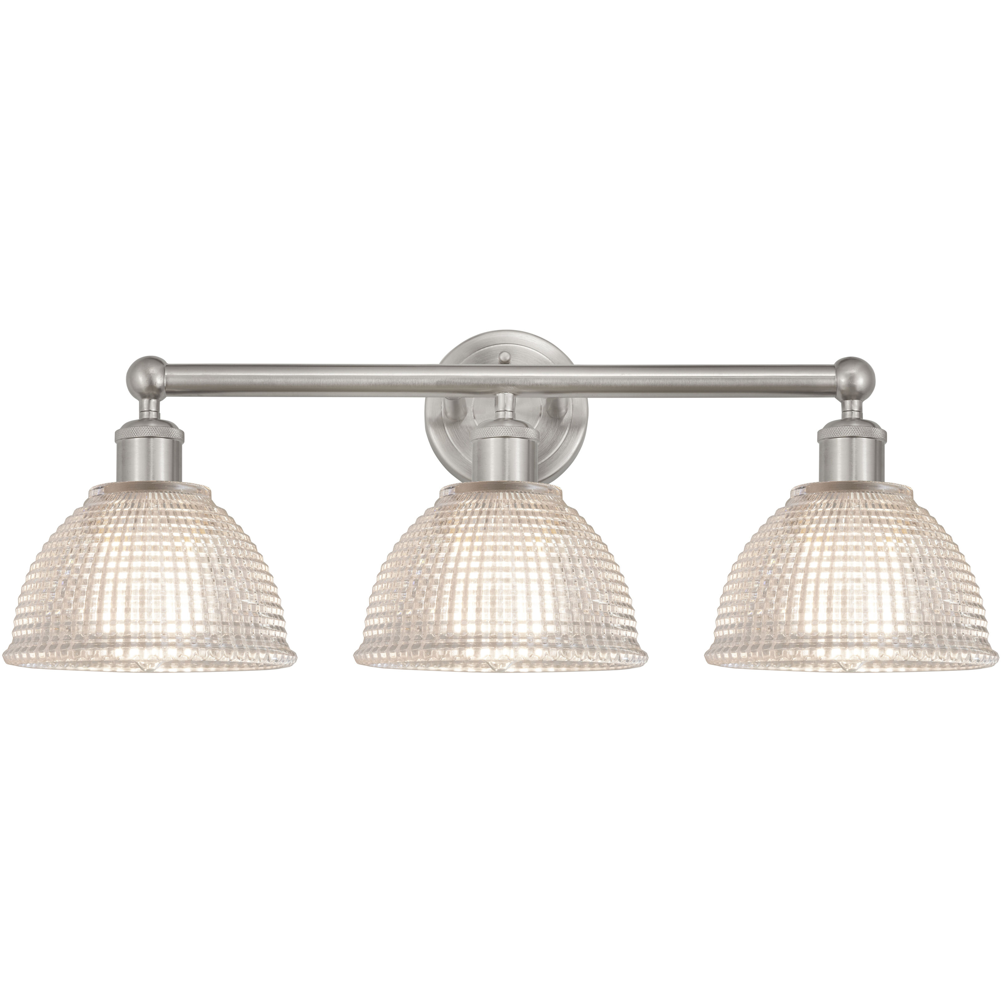 Edison Arietta 3 Light 26 inch Brushed Satin Nickel Bath Vanity Light Wall Light