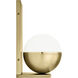Sean Lavin Akova LED Plated Brass Wall Sconce Wall Light