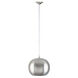 Bristol 1 Light 12 inch Pewter Pendant Ceiling Light in Satin Nickel