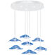 Embark 10 Light 43 inch White Pendant Ceiling Light