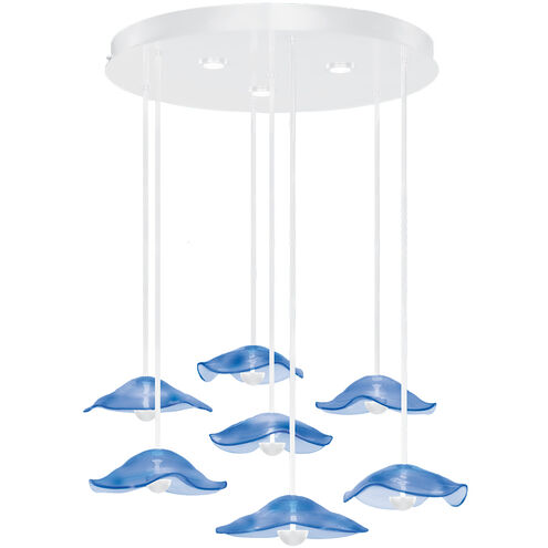 Embark 10 Light 43 inch White Pendant Ceiling Light