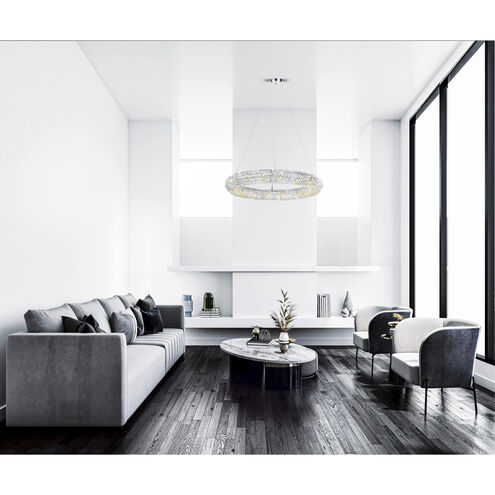 Veronique 16 Light 40 inch Chrome Down Chandelier Ceiling Light