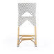 Creanly Rattan 25" Counter Stool in Gray