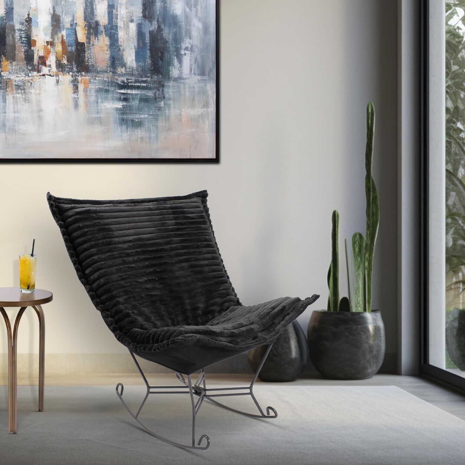 Shar Pei Black Rocker