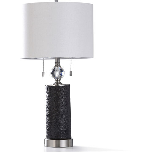 Aglona 32 inch 60.00 watt Black Coal Table Lamp Portable Light