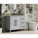 Millie 42 X 35 inch Grey Bathroom Vanity Cabinet