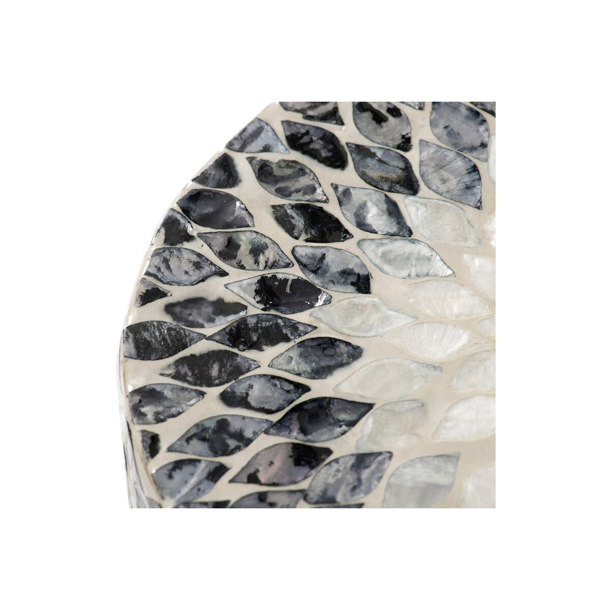 Anita 10.04 inch Pearl Black and Pearl White and White Box