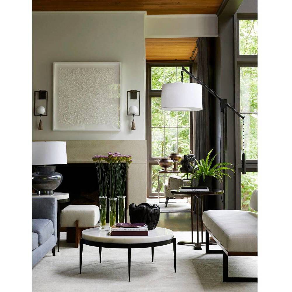 Kelsie 34 inch Black Coffee Table