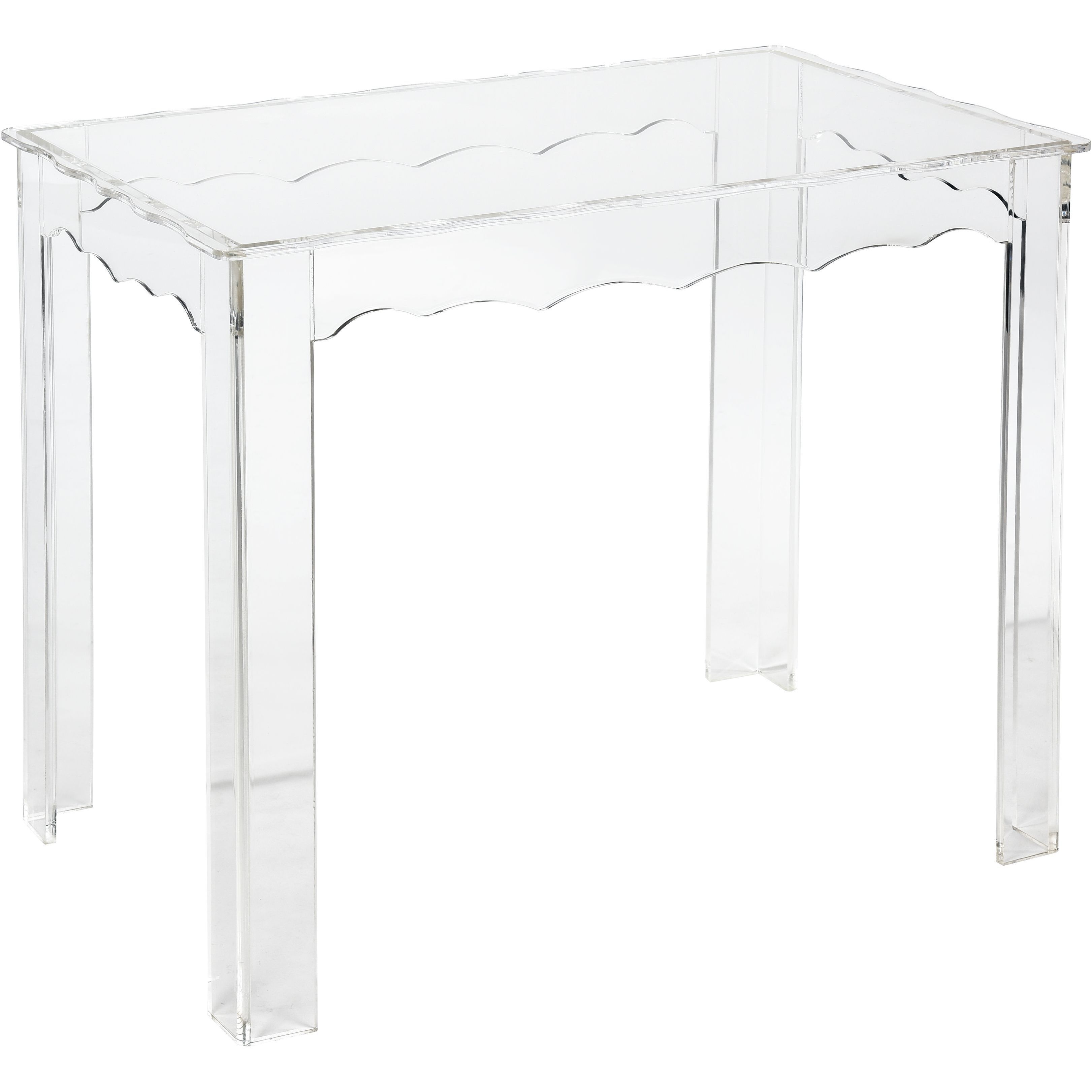 Jacobs 22 X 18 inch Clear Nesting Table, Set of 3