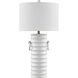 Cindy 32 inch 100.00 watt White Table Lamp Portable Light, Coco & Dash