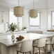 Jada 5 Light 24 inch Dark Brass Pendant Ceiling Light