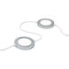 Disk Lighting 12 LED 3 inch Brushed Nickel Disk Light