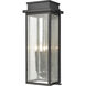 Braddock 4 Light 25.75 inch Architectural Bronze Outdoor Wall Sconce