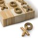 Tic Tac Toe Polished Brass Game, Board