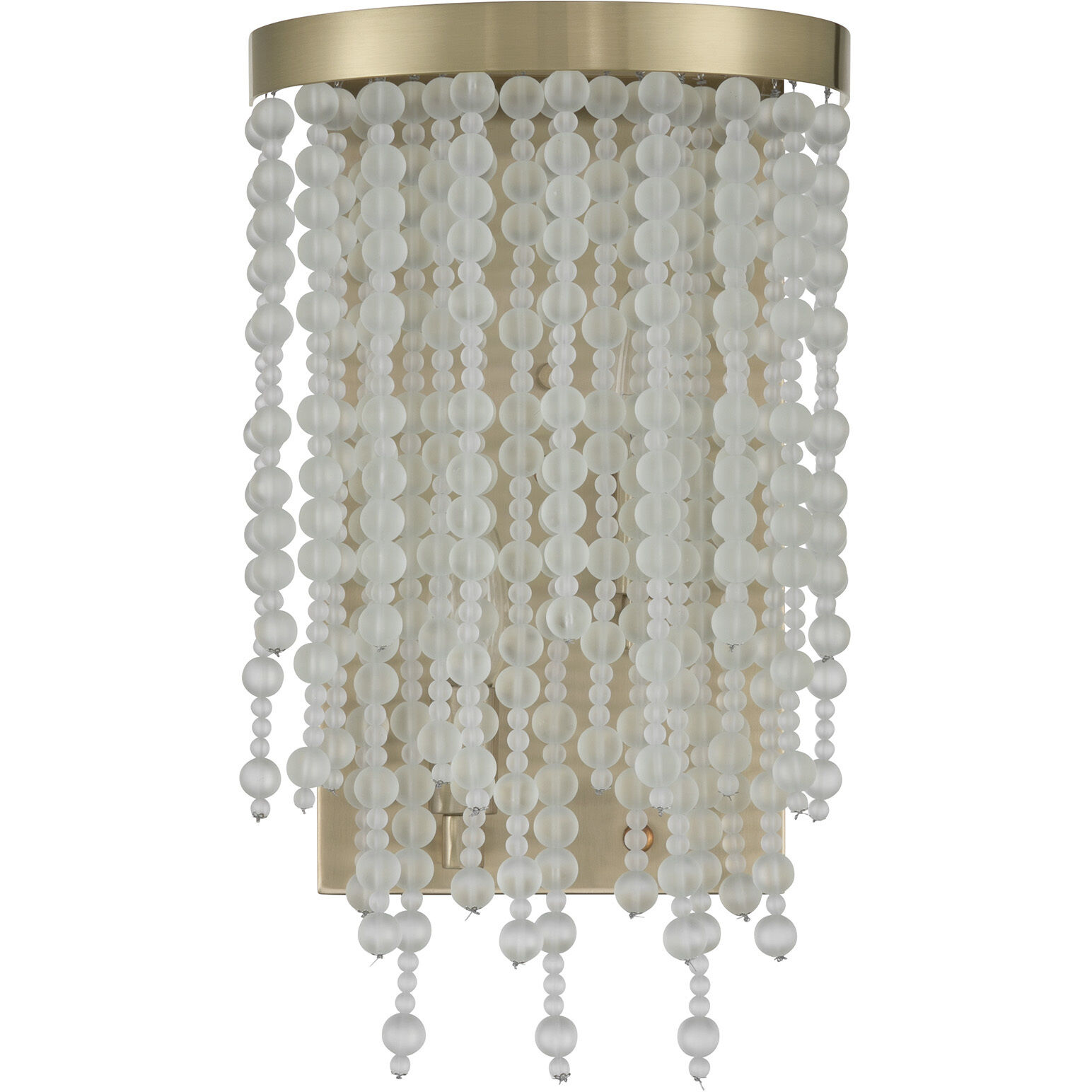 Jeanette 2 Light 9 inch Noble Brass Wall Sconce Wall Light