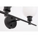 Collier 2 Light 19 inch Black Wall sconce Wall Light