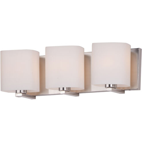 Wrap 3 Light 19 inch Satin Nickel Bath Vanity Wall Light