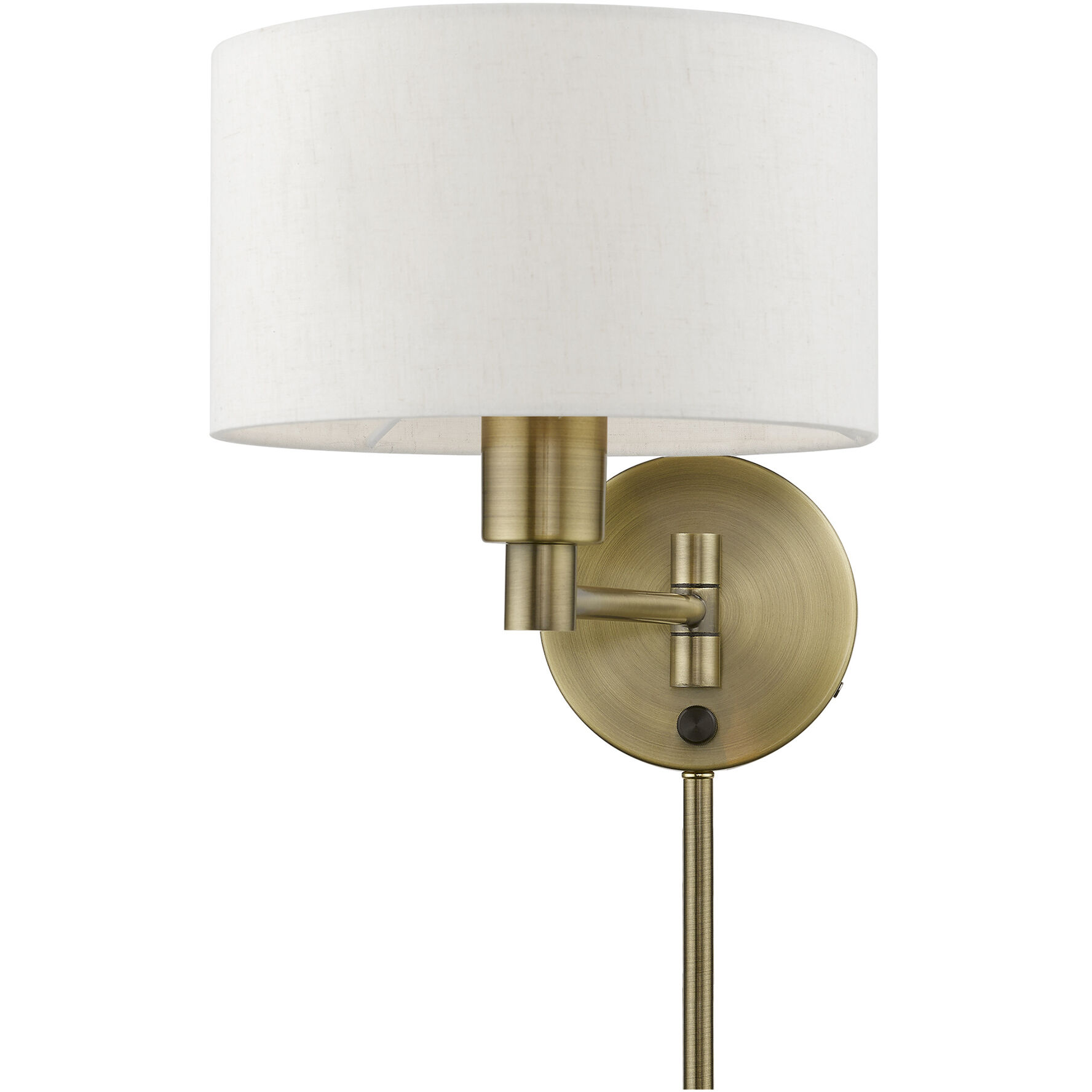 Allison 15 inch 60.00 watt Antique Brass Swing Arm Wall Lamp Wall Light