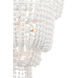 Neptune 8 Light 38.75 inch Gesso White Chandelier Ceiling Light