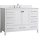 Irene 48 X 22 X 34 inch White Vanity Sink Set