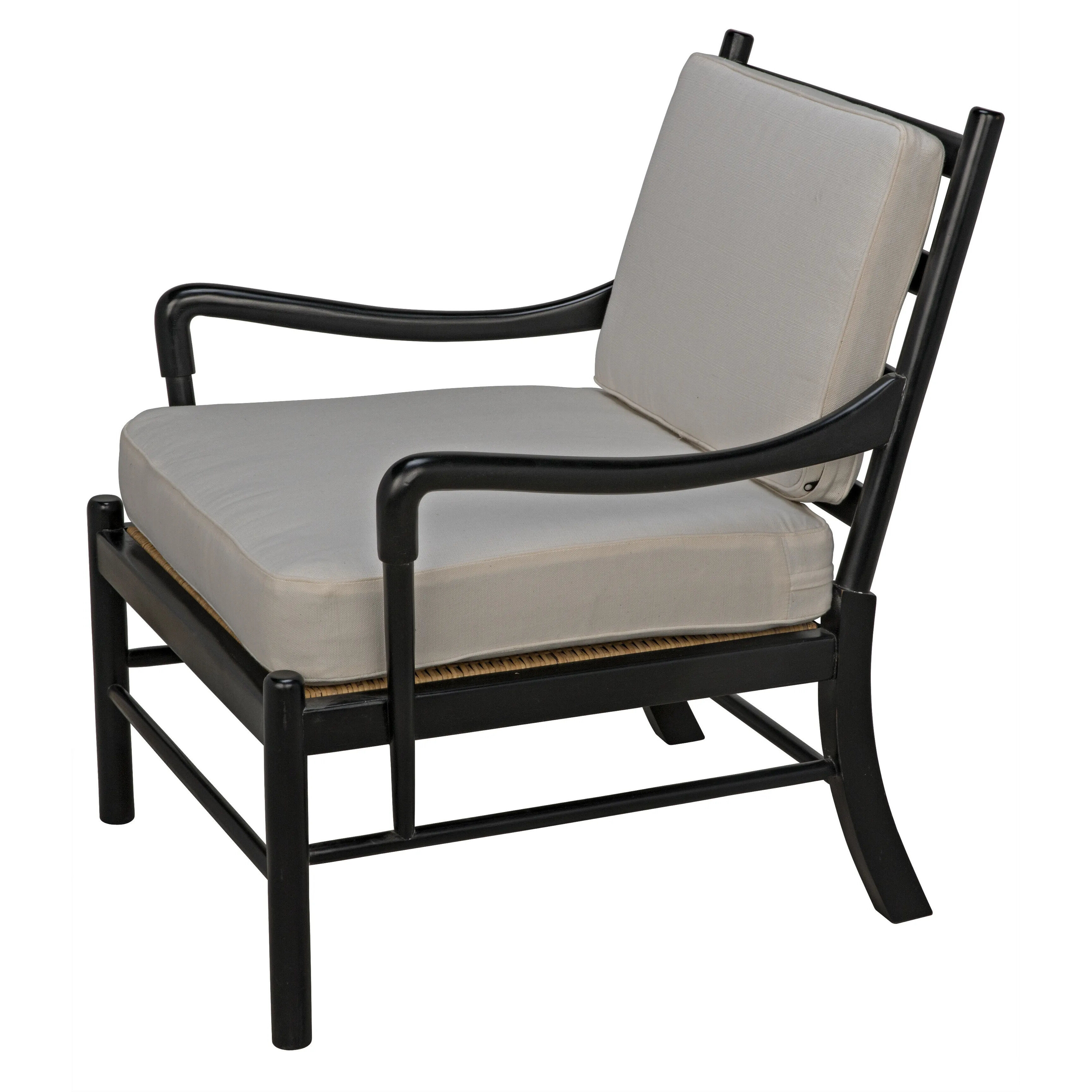 Kevin Hand Rubbed Black Occasional Chair