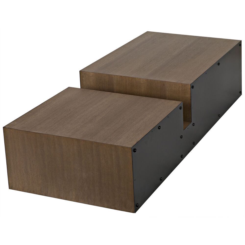 Nido 68 X 32 inch Matte Black Coffee Table