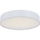 Snare LED 14 inch Matte White Flush Mount Ceiling Light
