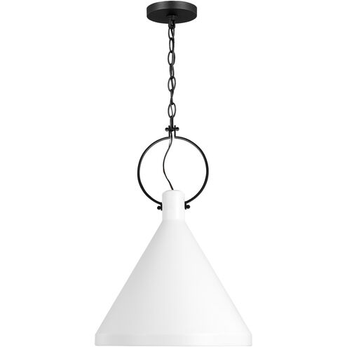 Suzanne Kasler Lyon 1 Light 14.25 inch Matte White Pendant Ceiling Light