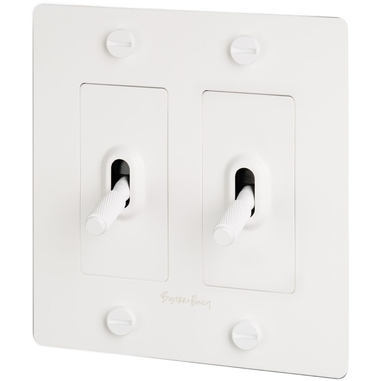 2G Toggle 120-277 White Light Switch