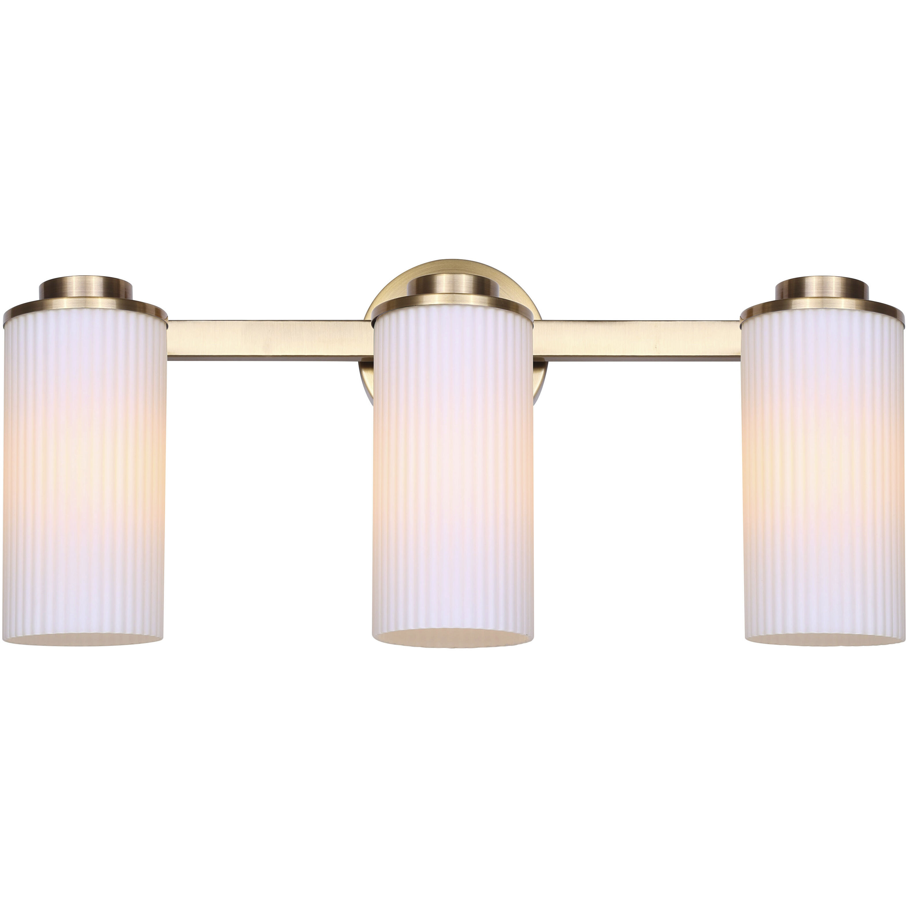 Kinslea 3 Light 23 inch Gold Vanity Light Wall Light