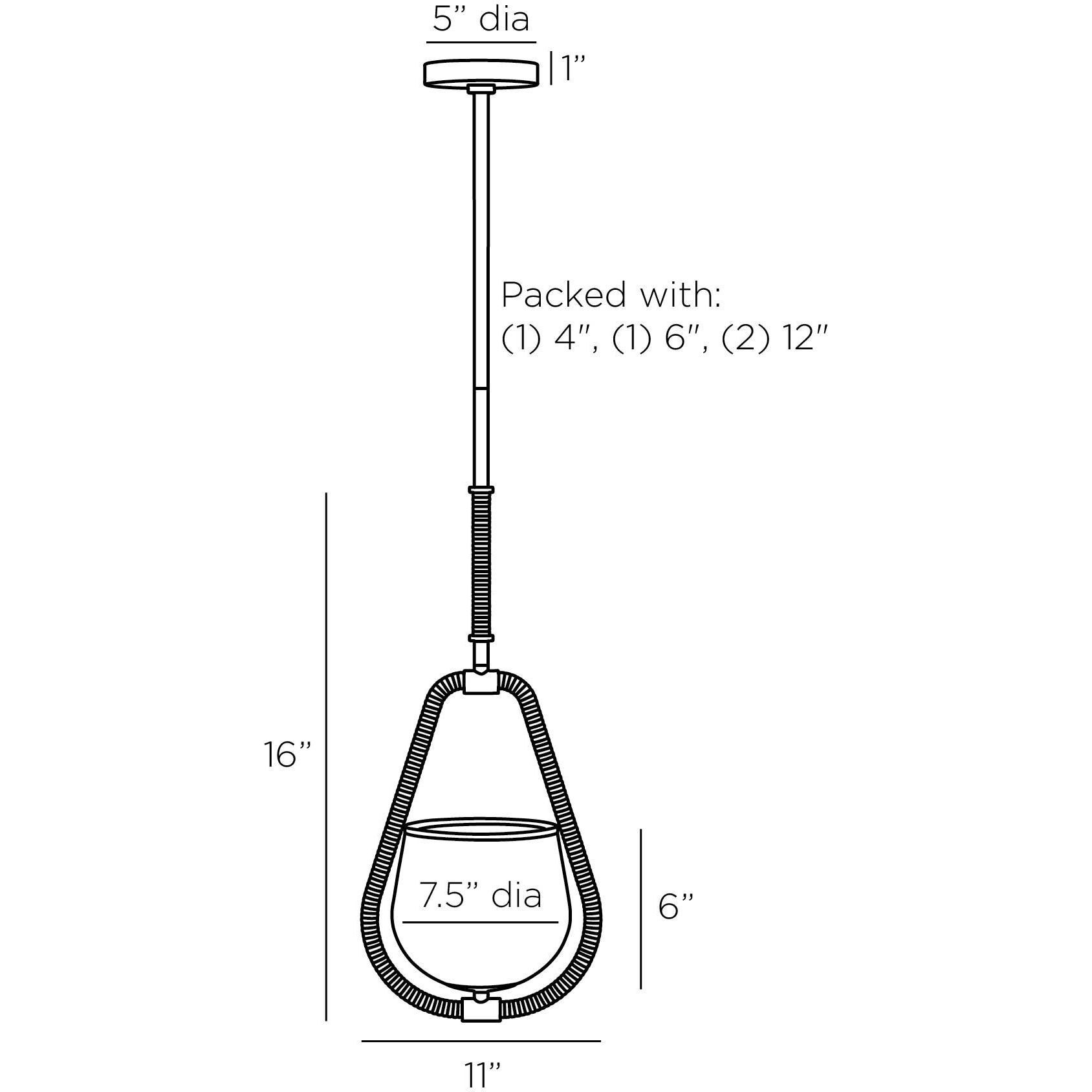Arlie 1 Light 11 inch Antique Brass Pendant Ceiling Light