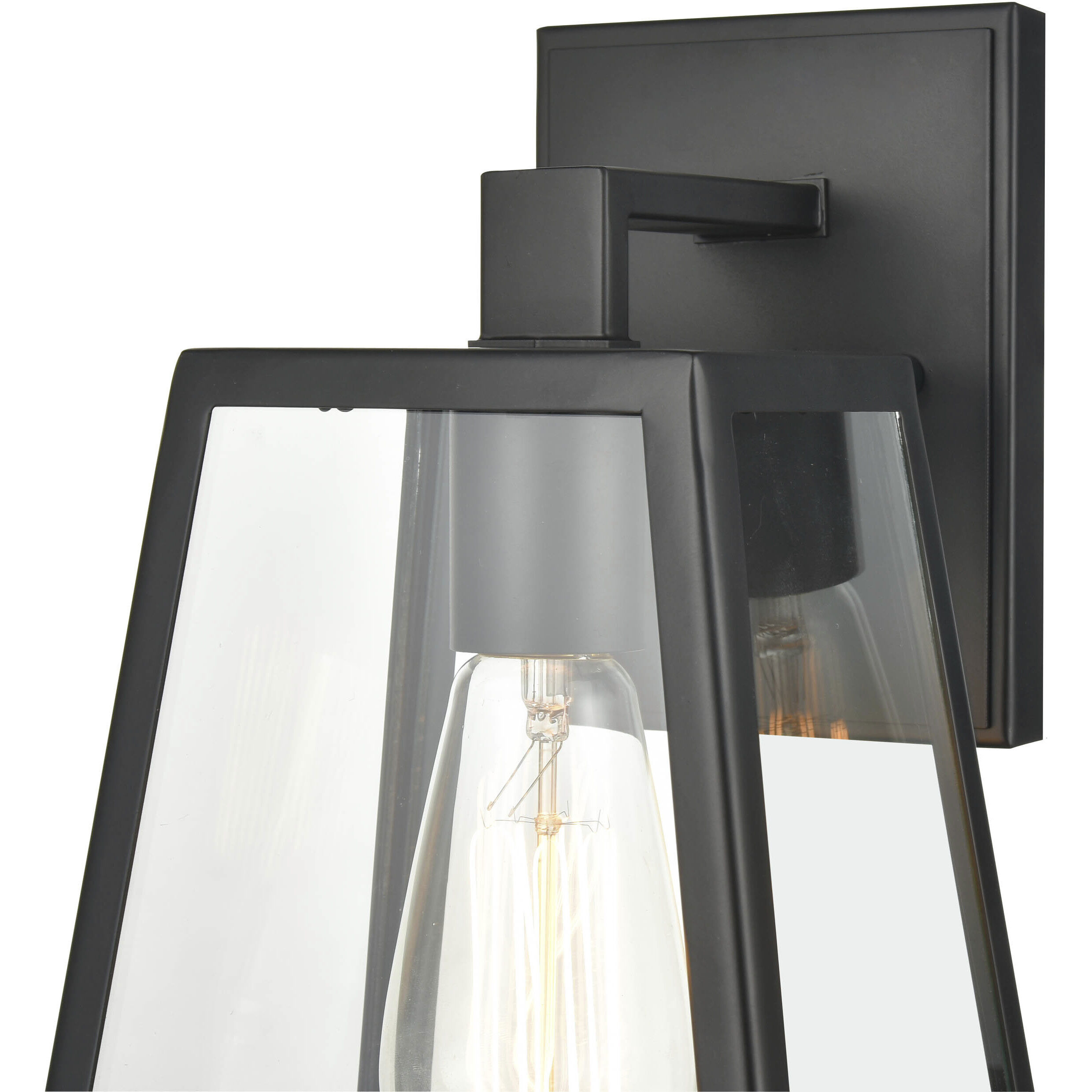 Grant 1 Light 11.25 inch Powder Coated Black Outdoor Wall Sconce