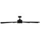Wynd XL 72 inch Matte Black Downrod Ceiling Fan in 3500K