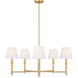 Alexa Hampton Greard 5 Light 33.13 inch Gild Chandelier Ceiling Light