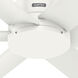Kennicott 52 inch Fresh White Outdoor Ceiling Fan