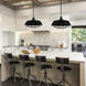 Morgan 1 Light 18 inch Black Down Pendant Ceiling Light