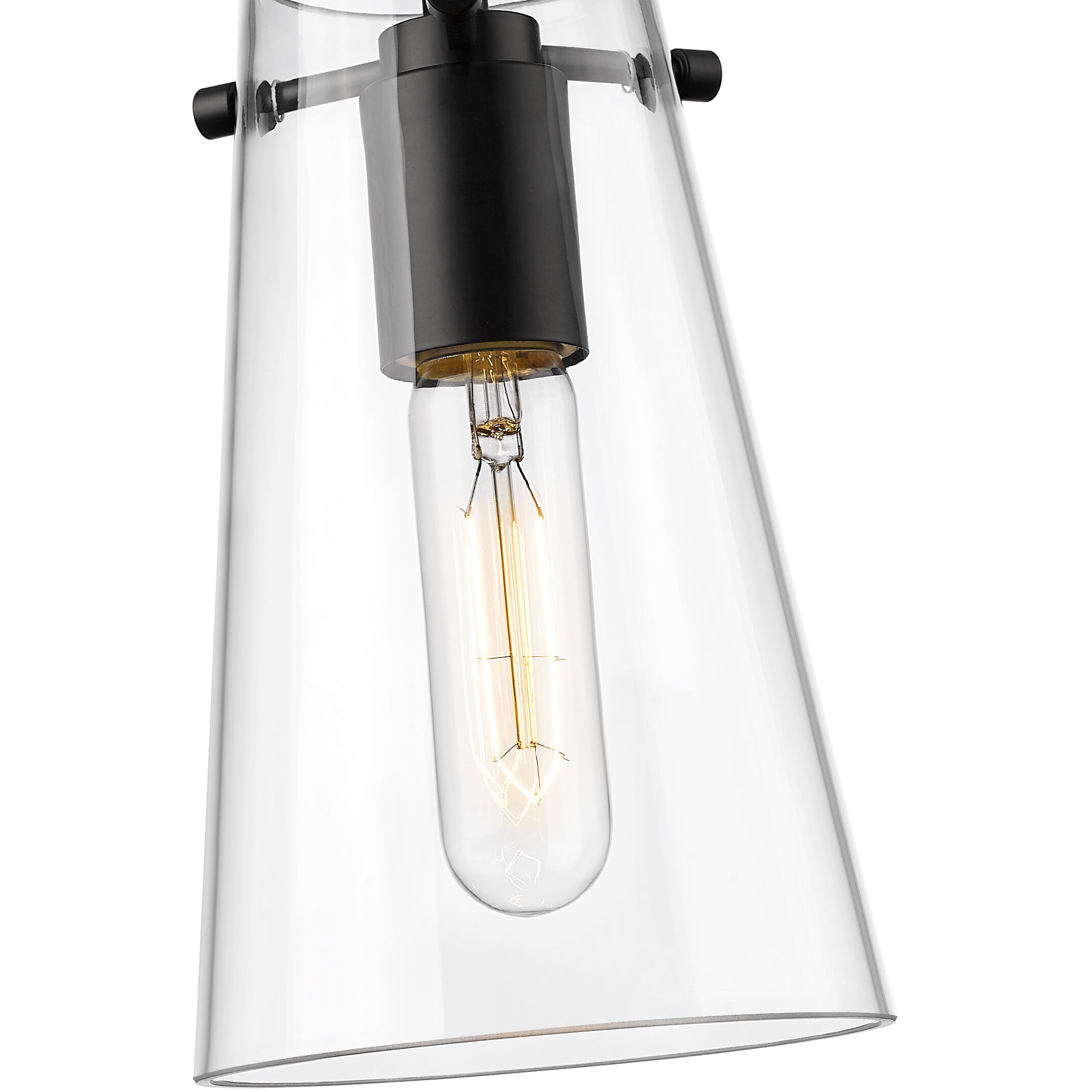 Kira 1 Light 5 inch Matte Black Pendant Ceiling Light