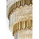 Willow 39 Light 48 inch Satin Gold Chandelier Ceiling Light