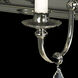 Princessa 3 Light 21 inch Polished Silver Sconce Wall Light