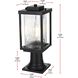 Ludlow 1 Light 16.5 inch Black Outdoor Post Light