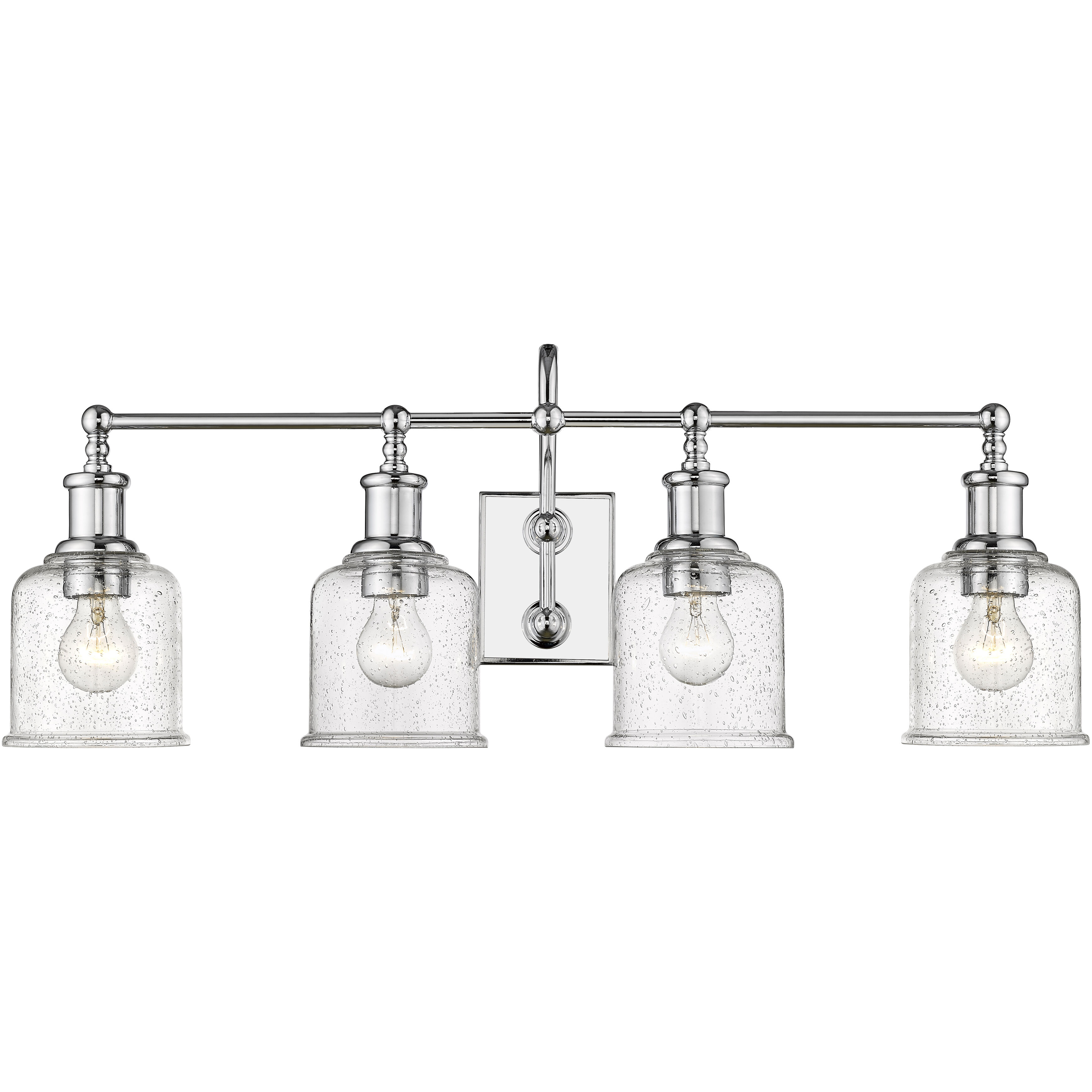 Bryant 4 Light 32 inch Chrome Vanity Wall Light