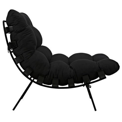 Hanzo Charcoal Black Occasional Chair