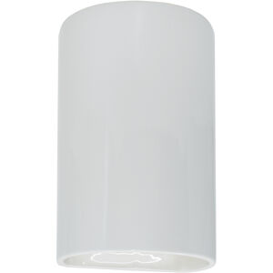 Ambiance 1 Light 5.75 inch Gloss White ADA Wall Sconce Wall Light