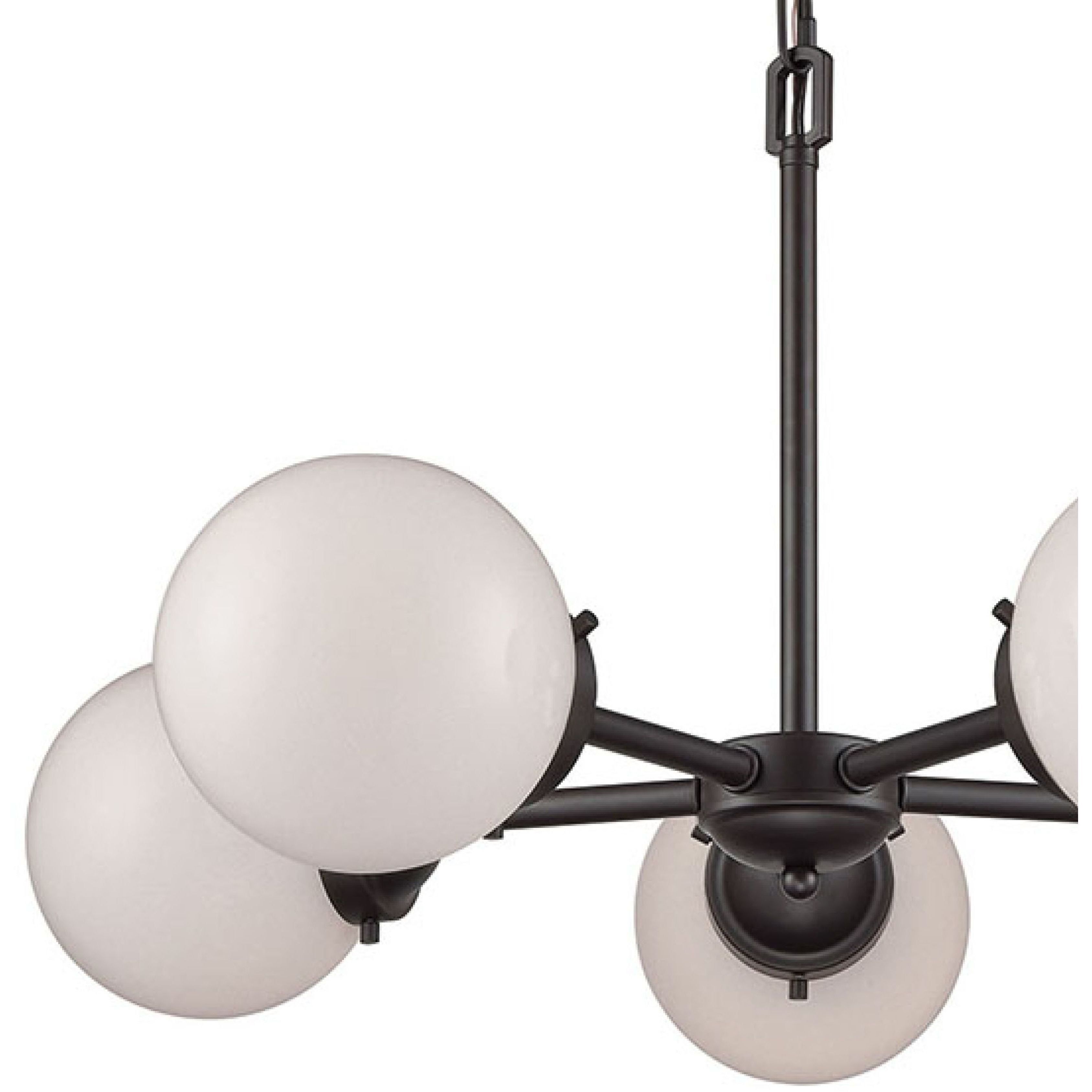 Beckett 5 Light 26 inch Oil Rubbed Bronze Chandelier Ceiling Light